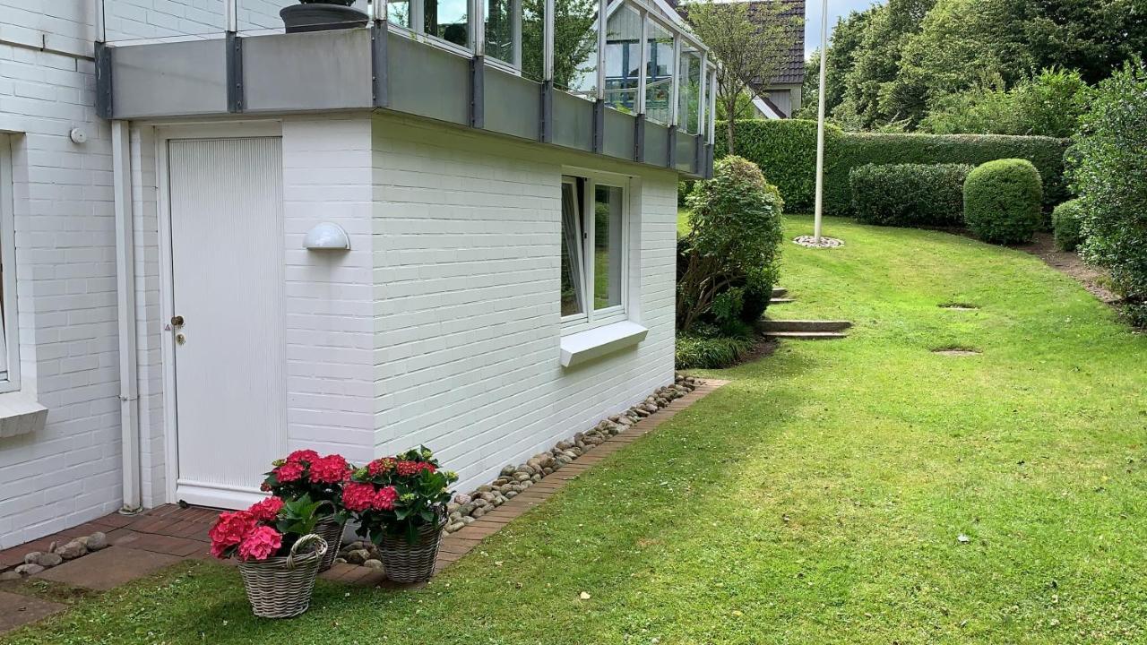 Ferienwohnung In Weisser Villa Am Kliff Flensburg Kültér fotó