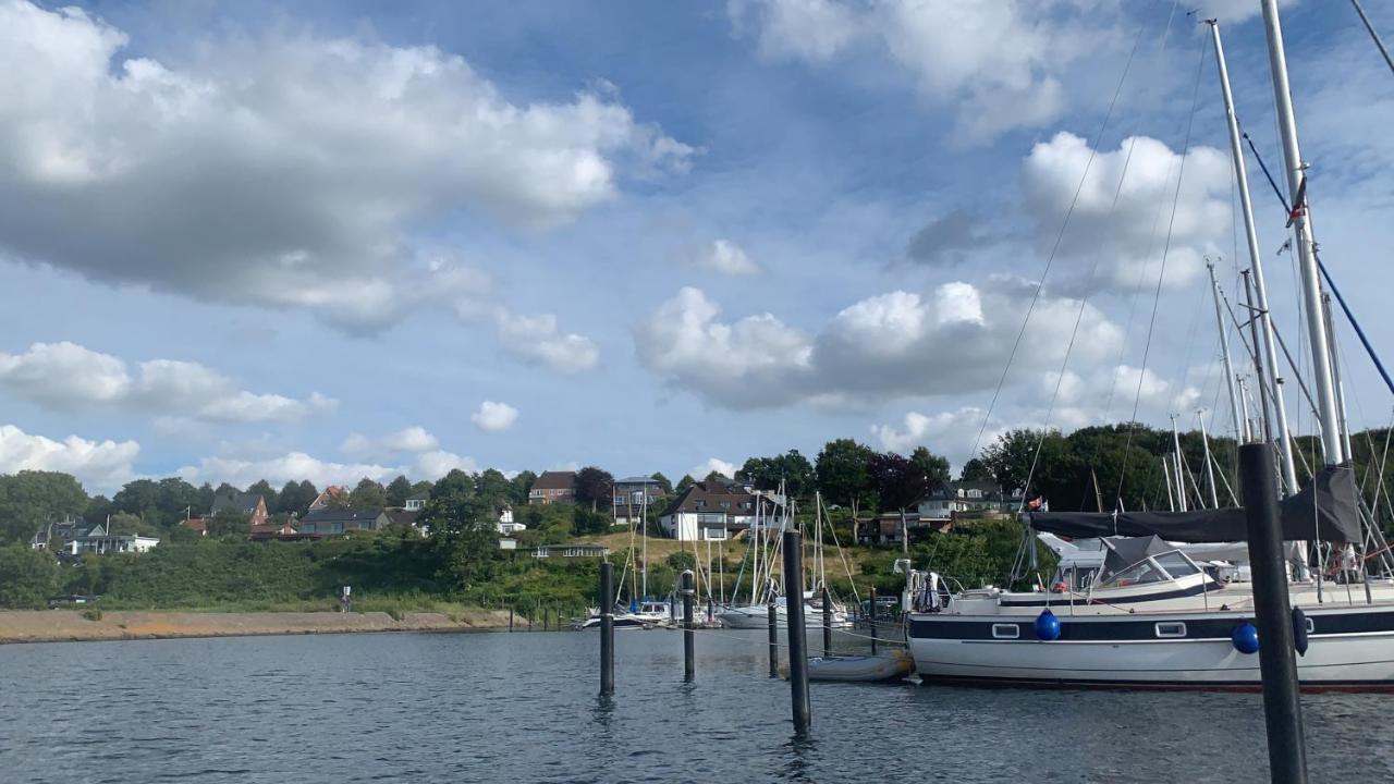 Ferienwohnung In Weisser Villa Am Kliff Flensburg Kültér fotó