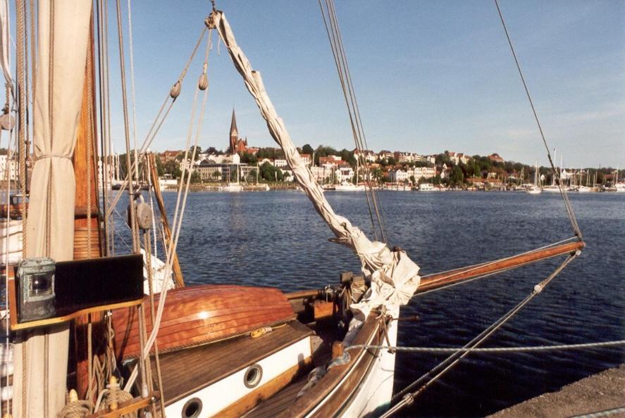 Ferienwohnung In Weisser Villa Am Kliff Flensburg Kültér fotó